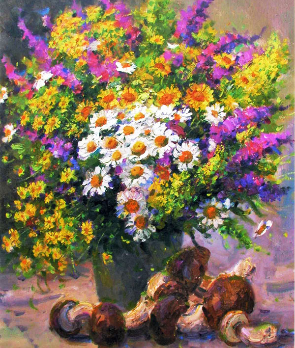 «Польові квіти». 2006. Полотно, олія